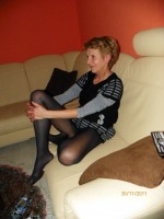 Mature ladies in pantyhose showing off their goodies